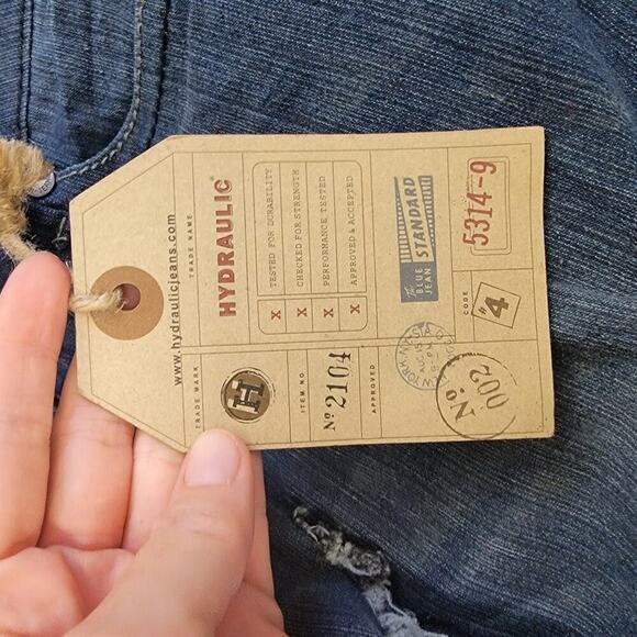 NWT Hydraulic Slim Boot Bailey Denim Low Rise Blue Jeans Stretch Pants Size 5/6 - Picture 9 of 10